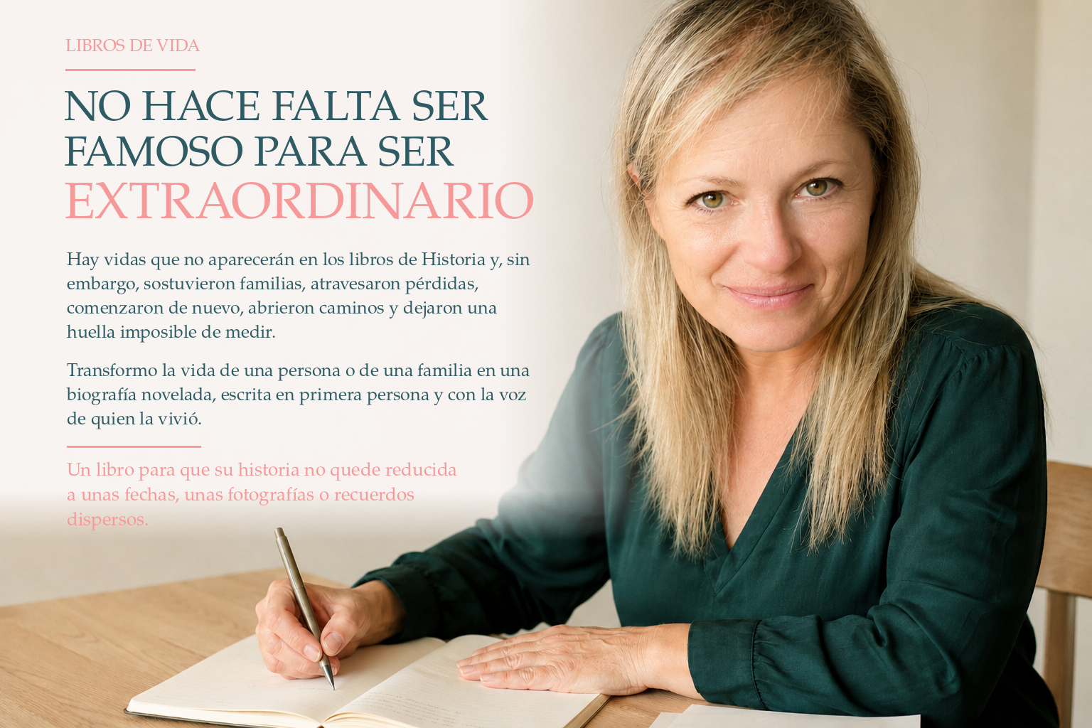 Cristina Sandra, autora de Libros de Vida