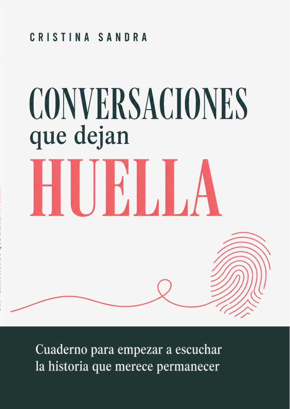 Portada de Conversaciones que dejan huella, de Cristina Sandra