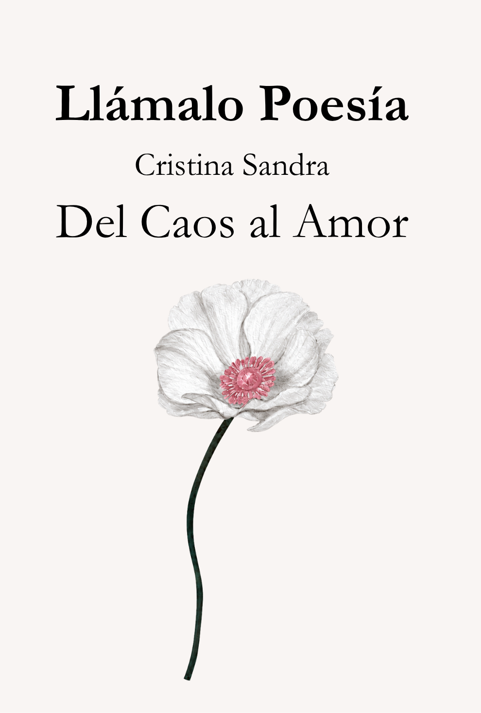 Portada de Llámalo Poesía. Del Caos al Amor, de Cristina Sandra